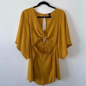 Windsor yellow/gold romper